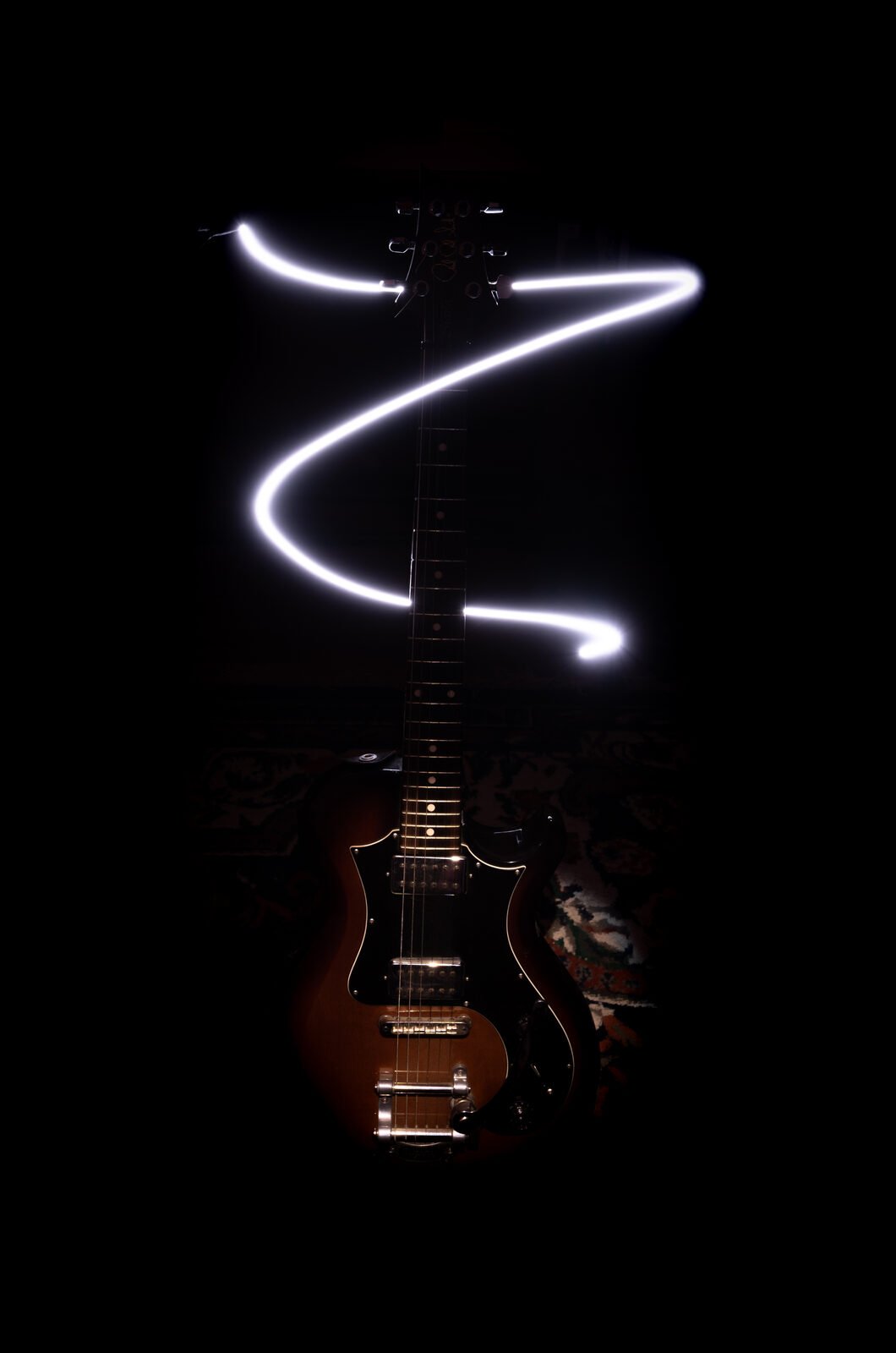 Guitarra del estudio